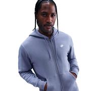 Felpa da tennis da uomo Nike Club Full-Zip Fleece - world indigo/world indigo/white - Viola (XS)