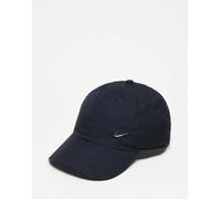 Berretto da tennis Nike Dri-Fit Club Unstructured Metal Swoosh Cap - black/metalic silver L//XL