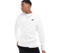 Felpa da tennis da uomo Nike Swoosh Club Crew M - white/black XXL