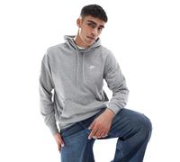 Felpa pullover in French Terry con cappuccio Nike Club - Uomo - Grigio S