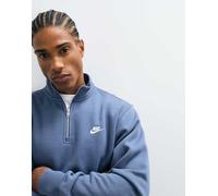 Nike Club felpa con mezza zip blu 2XL