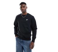 Nike - Club - Felpa nera girocollo-Nero L