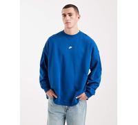 Nike - Club - Felpa oversize in spugna blu M