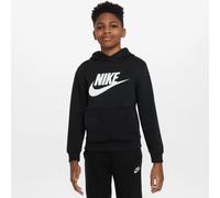 Nike Felpa con cappuccio Club Fleece Ragazzi Nero/Bianco Taglia XS