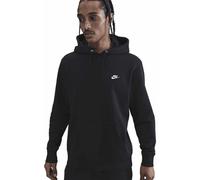 Felpa da tennis da uomo Nike Club Fleece Pullover - black/black/white - Nero (S)