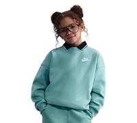 Nike Club Fleece Oversized Crew Felpa Ragazze - Salvia