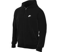 Felpa con cappuccio in French terry e zip a tutta lunghezza Nike Club - Uomo - Nero S
