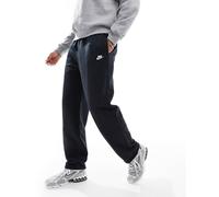 Nike Club - Joggers dritti in French Terry neri-Nero S