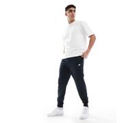 Nike Club - Joggers in French Terry neri con fondo elasticizzato-Nero XS