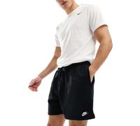 Nike - Club - Pantaloncini neri in spugna-Nero XS