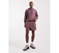 Nike - Club - Pantaloncini viola in spugna-Marrone XS