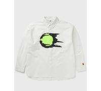 Nike CLUB RULES OXFORD LS BALL men Longsleeves white in taglia:M