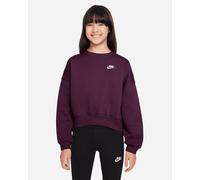 Nike Club Small Logo Jr - Felpa - Rosso 13-15ANNI