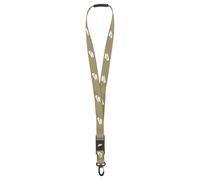 Nike Club Standard Lanyard Portachiavi Parachute Beige/Black/White One Size