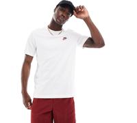 Nike Club - T-shirt bianca-Bianco XS