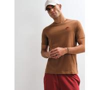 Nike Club t-shirt con logo sul petto marrone 2XL