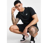 Nike M Nsw Club Tee Maglietta, Black White 01, XS Uomo
