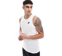 Nike - Club - Top senza maniche bianco XS