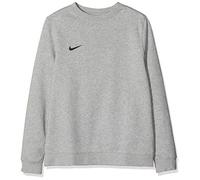 Nike Club19 Crew Maglietta Sportiva A Maniche Lunghe, Unisex Bambini, Dk Grey Heather/Black, S