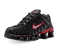 Nike CN0151-003 Shox TL Uomo, Black/Metallic Silver-University Red EU 42.5