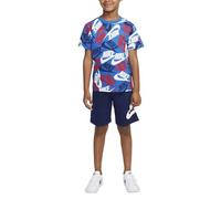 Nike Completo T-Shirt e Shorts da Bambini Futura Toss Blu Taglia 4-5 A Codice 86H749-U9J Blu