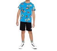 Nike COMPLETO BAMBINO B NSW AOP FT SHORT SET 86L693 (CELESTE, 5-6 Y)