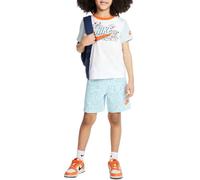 Nike COMPLETO BAMBINO B NSW CYOA SS TEE FT SHORT SET 86M016 (CELESTE, 5-6 ANNI)