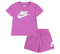 Nike COMPLETO BIMBO CLUB TEE E SHORT SET 56L596 (FUXIA, 0-3 MONTHS)