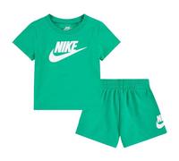 Nike COMPLETO BIMBO CLUB TEE E SHORT SET 56L596 (VERDE, 6 MONTHS)