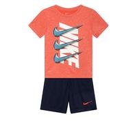 Nike Completo T-Shirt e Shorts da Bambini Dri-FIT Rossa Taglia 4-5 A Codice 86K445-U90 Rosso