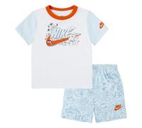 Nike Completo T-Shirt e Shorts da Neonati Graphic Cyoa Bianco Taglia 18 M Co...