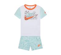 Nike Completo T-Shirt e Shorts da Neonati Graphic Cyoa Bianco Taglia 24 M Co...