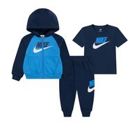 Nike Completo Tuta e T-shirt da Bambino Color Blocked Hbr Blu Taglia 6-7 A Codice 86N341-U90 Blu