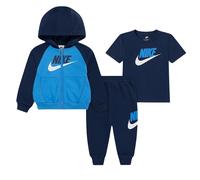 Nike Kids Color Blocked Hbr Jogger S Set 3 Units Blu 24 Months Bambino,Bambina