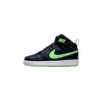 Nike Sneaker Bambini e Ragazzi Court Borough Mid 2 (GS) CD7782 Blu Dark Obsidian/Lime 36.5 EU