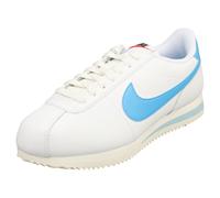 Nike Cortez Donna White Blue Formatori Casuale - 38.5 EU