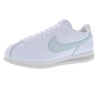 Nike Cortez Leather, Sneaker Donna, Summit White Light Silver Sail, 40.5 EU