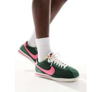 Nike - Cortez TXT - Sneakers verdi e rosa WM 10