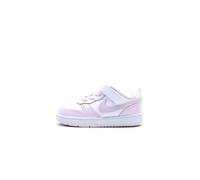 Nike Court Borough Low 2 Se, Sneaker Bambini e Ragazzi, White/Pink Foam, 18.5 EU