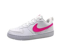 Nike Court Borough Low RECRAFT GS Bambina, Sneaker, White Laser Fuchsia, 38.5 EU