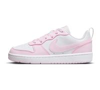 Nike Court Borough Low Recraft GS, Scarpe con Lacci, White/Pink Foam, 36.5 EU