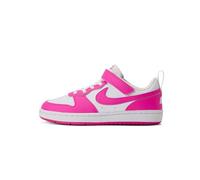 Nike Court Borough Low Recraft (PS) Scarpe per Il Tempo Libero per Bambini White/Laser Fuchsia 34