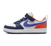 Nike Court Borough Low RECRAFT PS, Sneaker, Midnight Navy Hyper Royal Team Orange, 35 EU