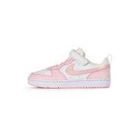 NIKE Court Borough Low RECRAFT (PS), Sneaker, White Pink Foam, 33 EU