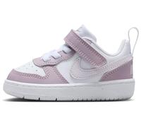Nike Court Borough Low Recraft Schuh für Babys und Kleinkinder, Scarpa, White Venice Plum Fog White, 22 EU