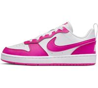 NIKE Scarpe Court Borough Low recraft (GS) - Colore 123 (Bianco/Laser Fucsia)
