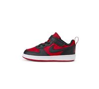 NIKE Court Borough Low RECRAFT (TD), Sneaker, University Red Black White, 17 EU