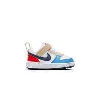 Nike Court Borough Low Recraft White/Thunder Blue/LT Crimson 19.5 Bianco