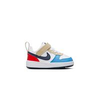 Nike Court Borough Low Recraft White/Thunder Blue/LT Crimson 21 Bianco