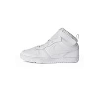 Nike Court Borough Mid 2, Little Kids' Shoe, White/White-White, 30 EU